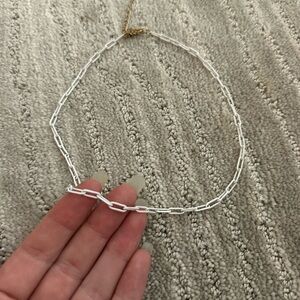 Elegant White Chain Necklace